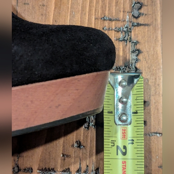 F.P. sz.6.5 (36.5) Cedar Clog Platform Suede - Picture 14 of 14